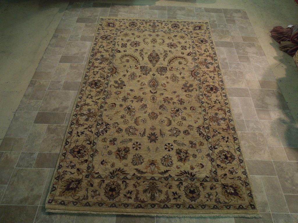 6x9 Vegetable Dyed Chobi Rug - India - bestrugplace