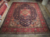 Load image into Gallery viewer, Dark-Purple-Persian-Tabriz-Rug.jpg