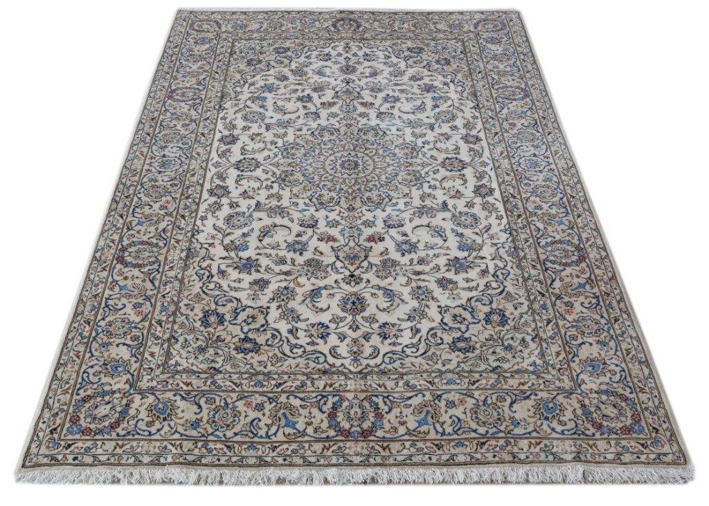 7x10 Authentic Hand-knotted Persian Signed Kashan Rug - Iran - bestrugplace