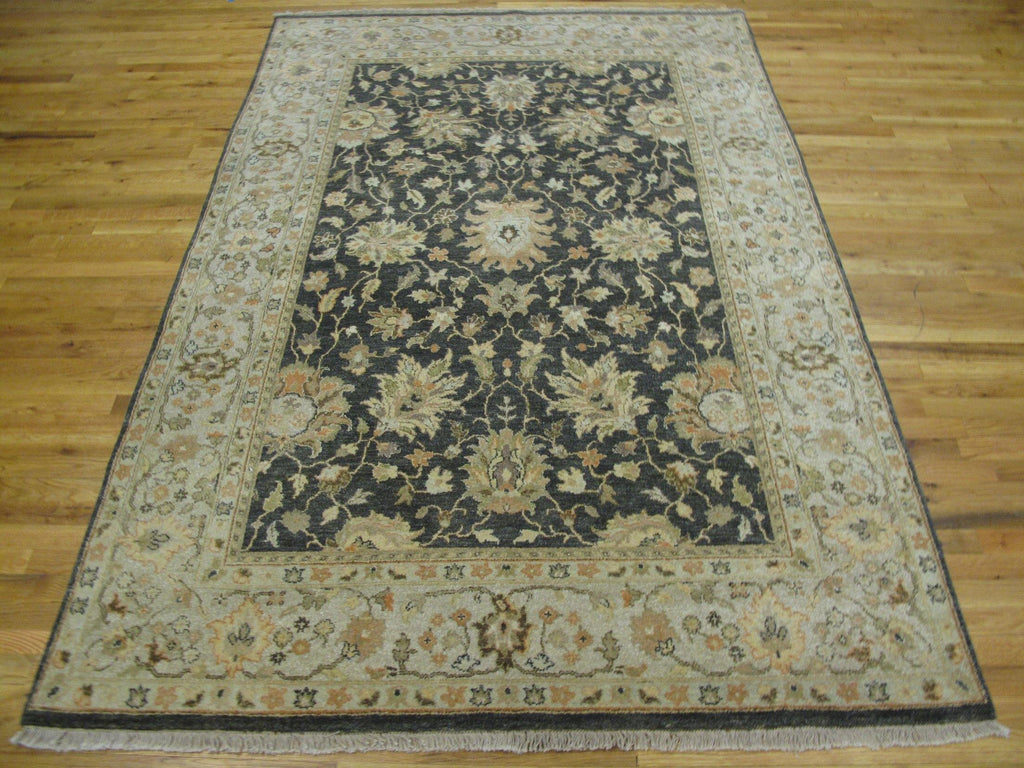 Fascinating 6x8 Authentic Hand-Knotted Vegetable Dyed Chobi Rug - India - bestrugplace