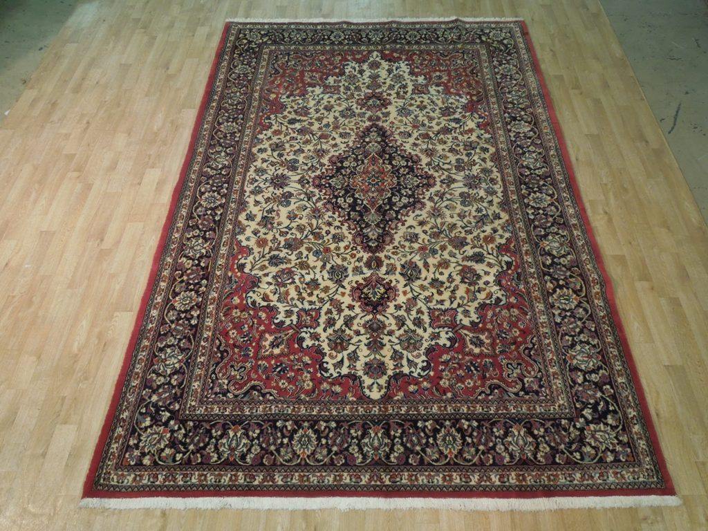 7x10 Authentic Hand Knotted Fine Persian Kashan Rug - Iran - bestrugplace