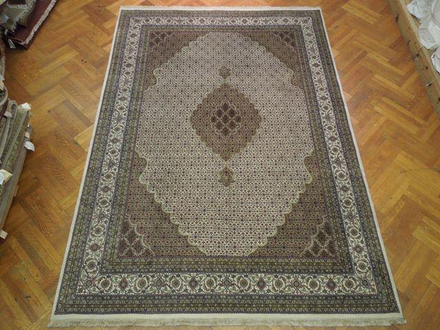 8x11 Tabriz Mahi Wool&Silk Rug - India - bestrugplace