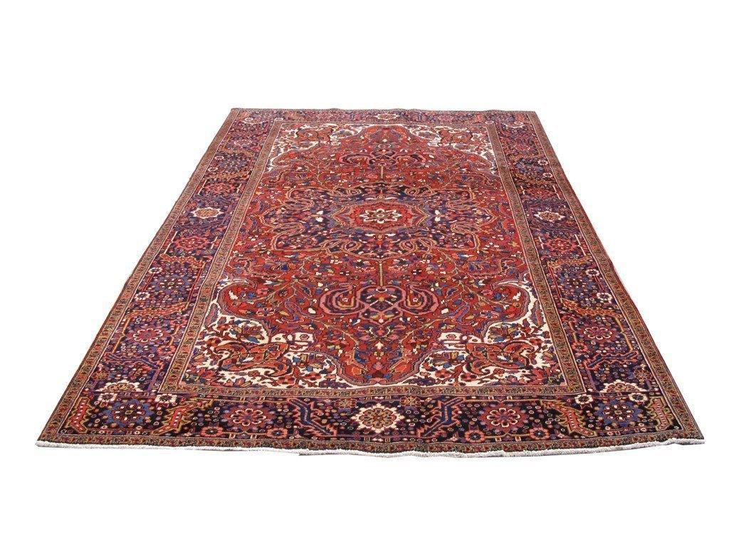 8x12 Authentic Hand Knotted Persian Heriz Rug - Iran - bestrugplace