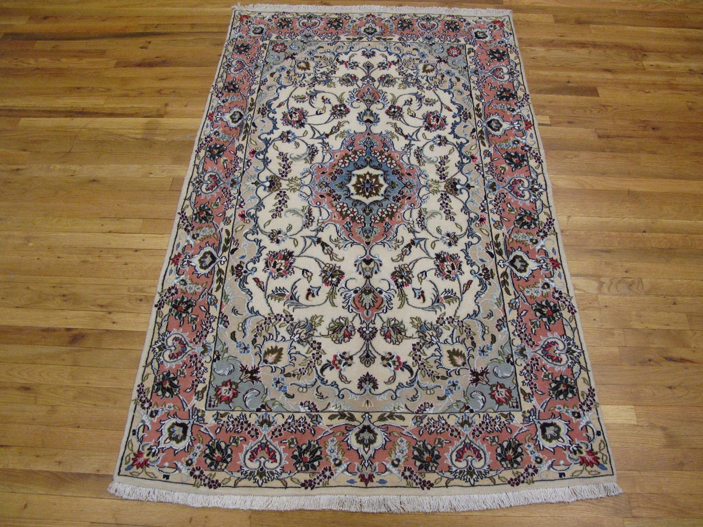4x6 Authentic Hand-Knotted Wool & Silk Fine Quality Persian Tabriz Rug - Iran - bestrugplace