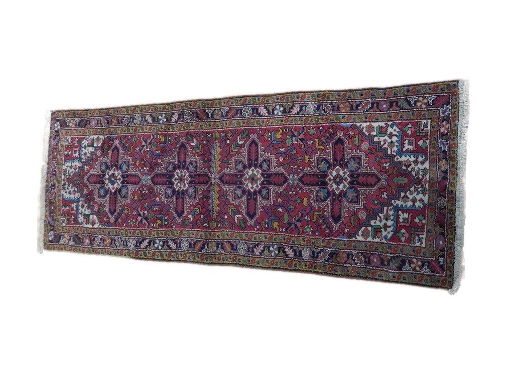 4x10 Authentic Hand Knotted Pre-Owned Persian Karaja Rug - Iran - bestrugplace