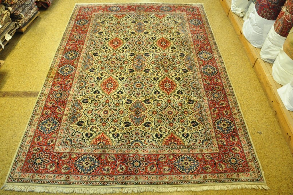 8.2 x 11.6 Persian Semi-Antique Bakhtiari Rug #PIX-28982