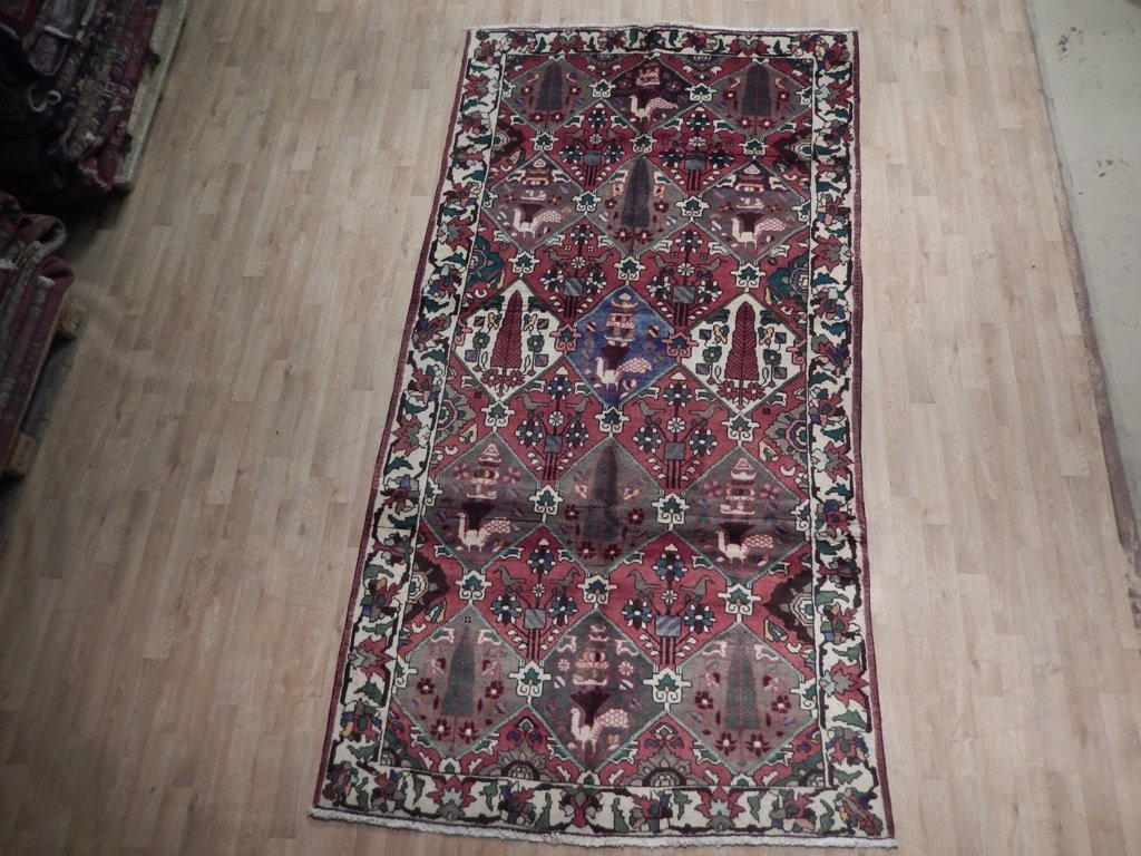 5' x 10' Sky-Blue-Semi-Antique-Persian-Bakhtiari-Rug.jpg