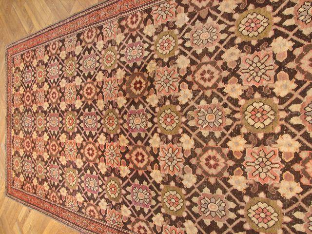 5' x 13'-Brown-Antique-Russian-Kazak-Rug.jpg