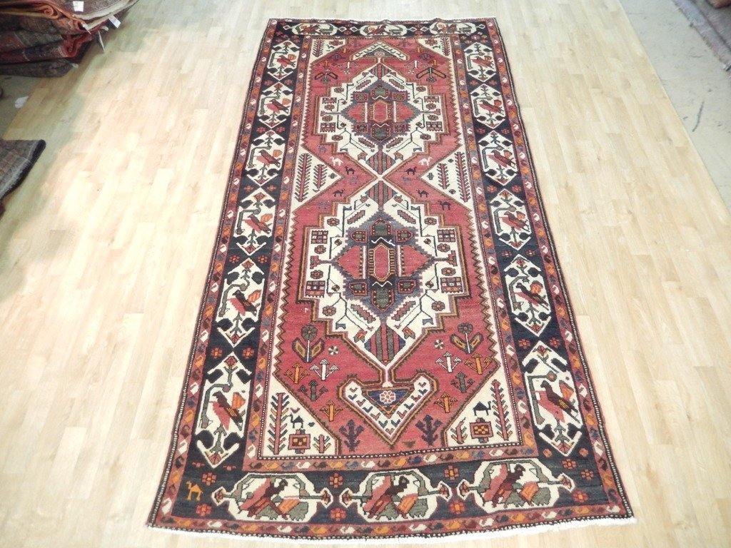 5' x 10' Salmon-Semi-Antique-Persian-Hamadan-Runner.jpg