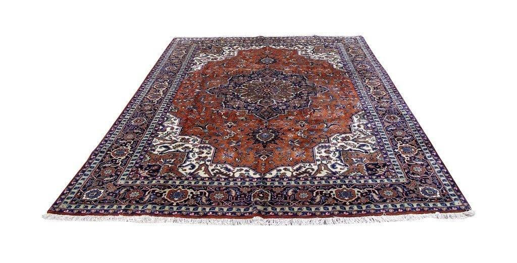 9x13 Authentic Hand Knotted Persian Heriz Rug - Iran - bestrugplace