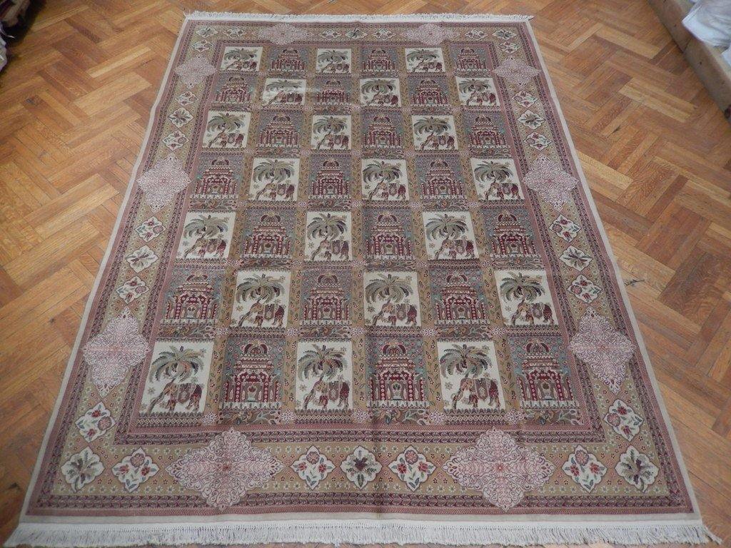 9x11 Wool & Silk Sino Bakhtiari Rug - China - bestrugplace