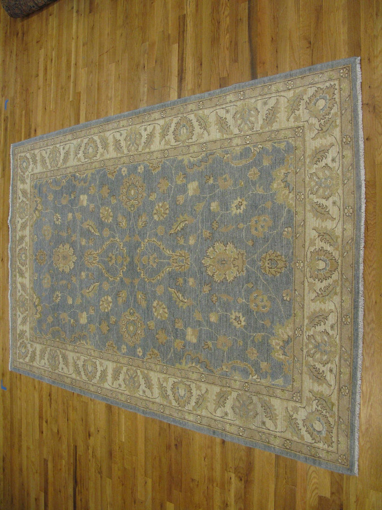 Radiant 6x9 Authentic Hand-Knotted Vegetable Dyed Chobi Peshawar Rug - Pakistan - bestrugplace