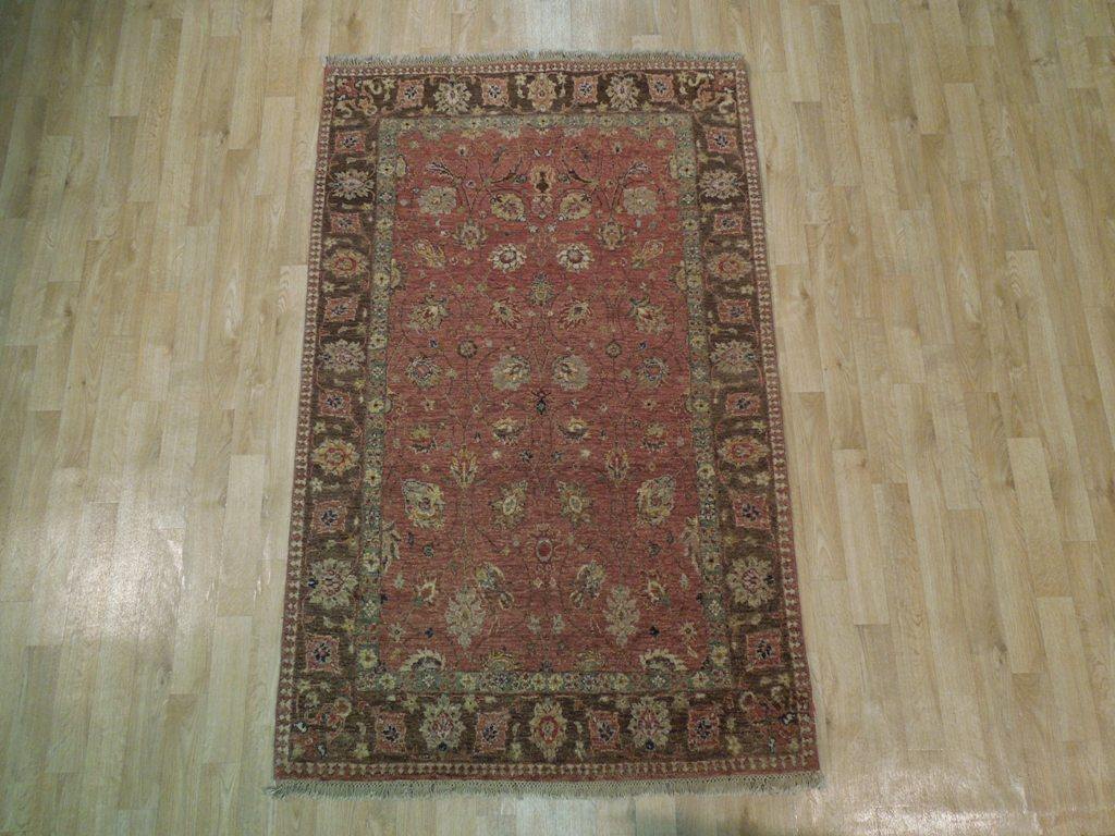 4x6 Vegetable Dyed Chobi Rug - India - bestrugplace
