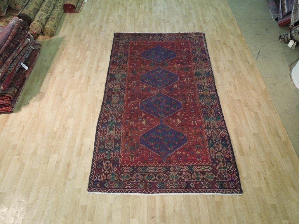 5x9 Authentic Hand Knotted Persian Klardasht Runner - Iran - bestrugplace