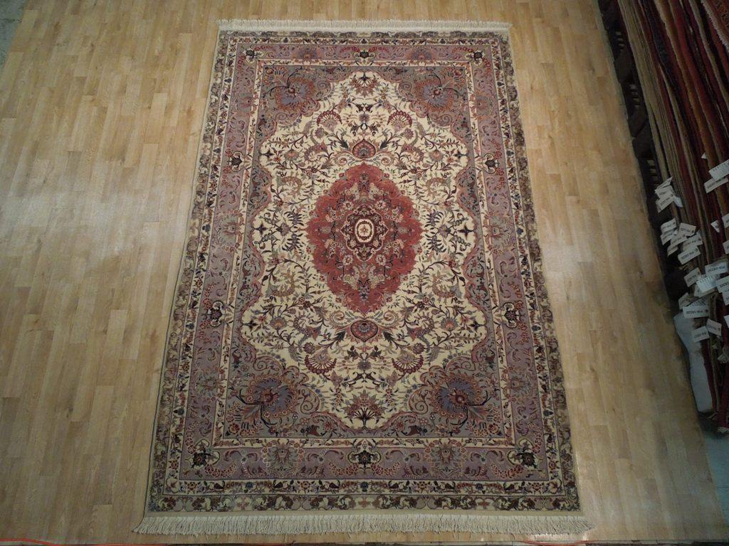 Dazzling 6x9 Authentic Handmade Wool & Silk Fine Quality Rug - China - bestrugplace