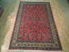 Load image into Gallery viewer, 7.3 x 10.3 Pinky Salmon Persian Sarouk Wool Rug 72414