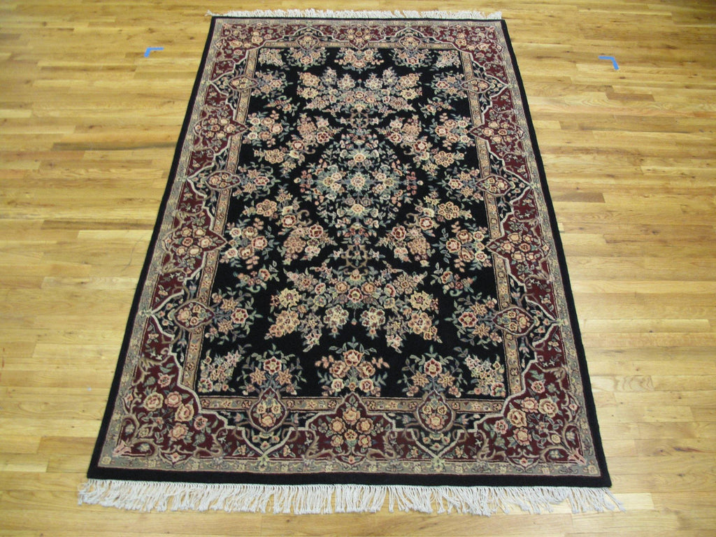 5x8 Wool & Silk Sarouk Rug - China - bestrugplace