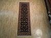 Load image into Gallery viewer, 3&#39; x 8&#39; Black Wool &amp; Silk Fine Quality Runner Rug 19000