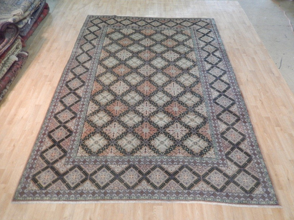 7.9 x 10.9 UNUSUAL Persian Tehran Rug 71952