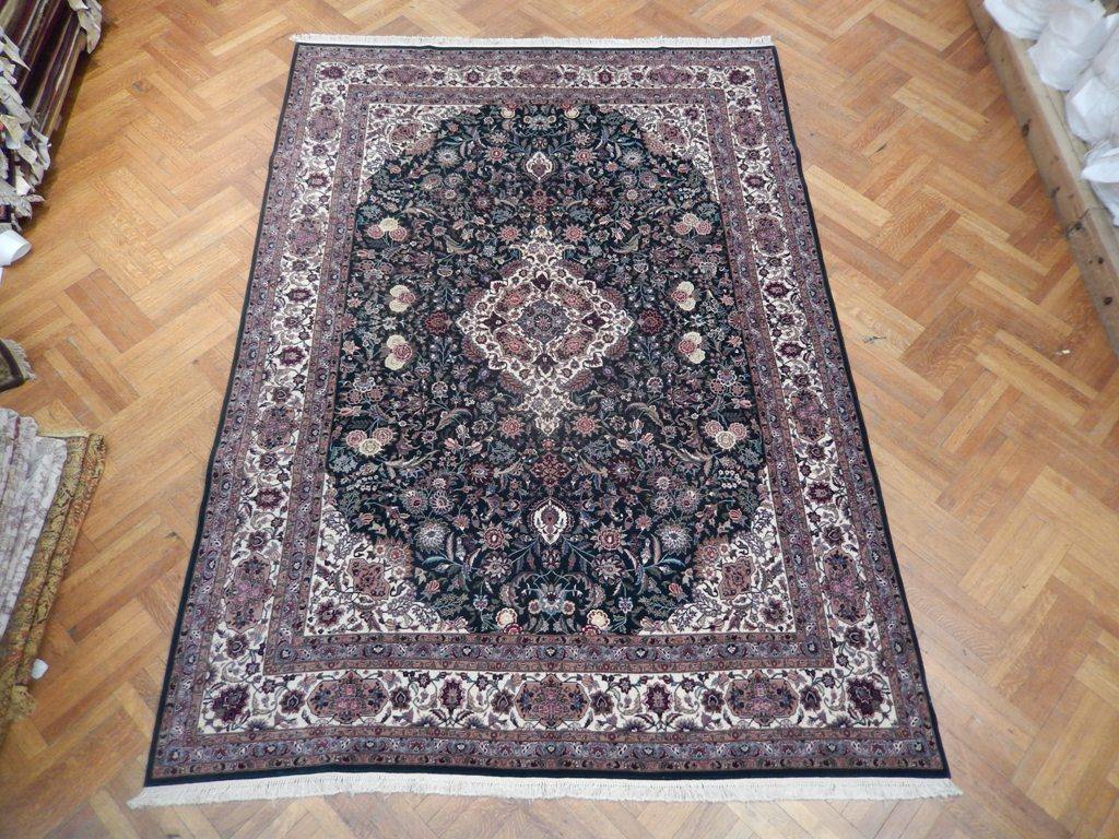 8x12 Wool & Silk Sino Tabriz Rug - China - bestrugplace