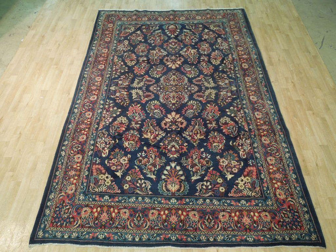 7x10 Authentic Hand Knotted Fine Persian Sarouk Rug - Iran - bestrugplace