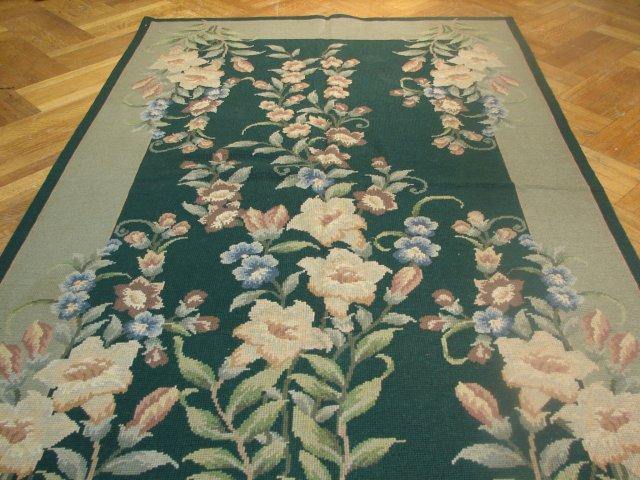 5x9 Double Knot Needlepoint Rug-China - bestrugplace