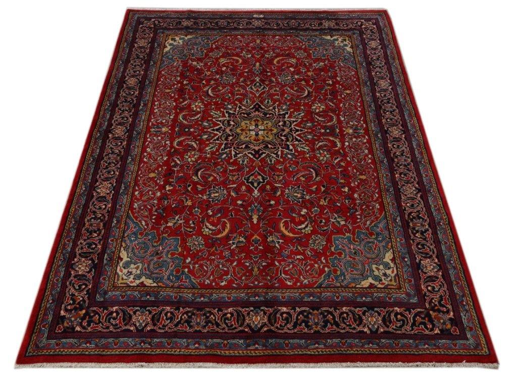 8x12 Authentic Hand-knotted Persian Sarouk Rug - Iran - bestrugplace
