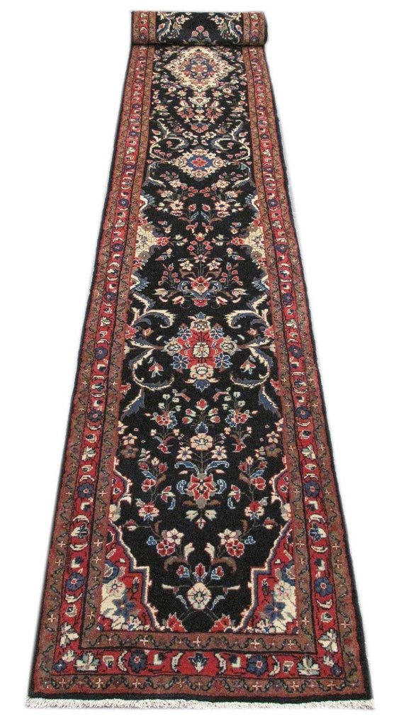 Luxurious 3x24 Authentic Hand-knotted Persian Hamadan Rug - Iran - bestrugplace