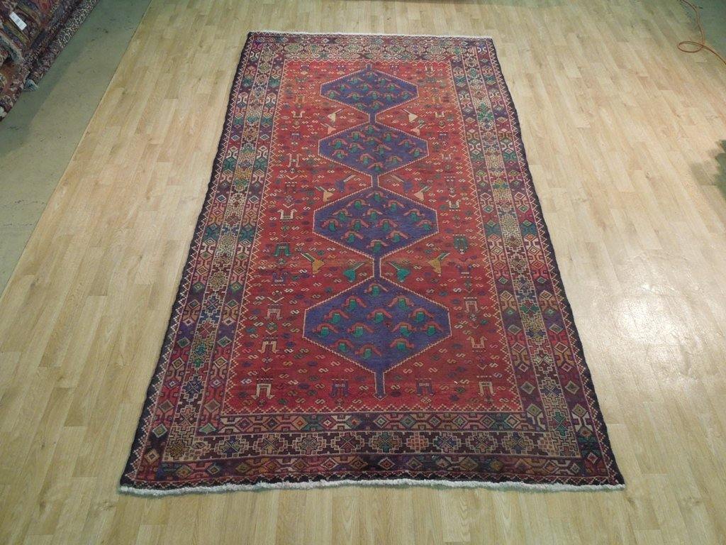 5x9 Authentic Hand Knotted Persian Klardasht Runner - Iran - bestrugplace