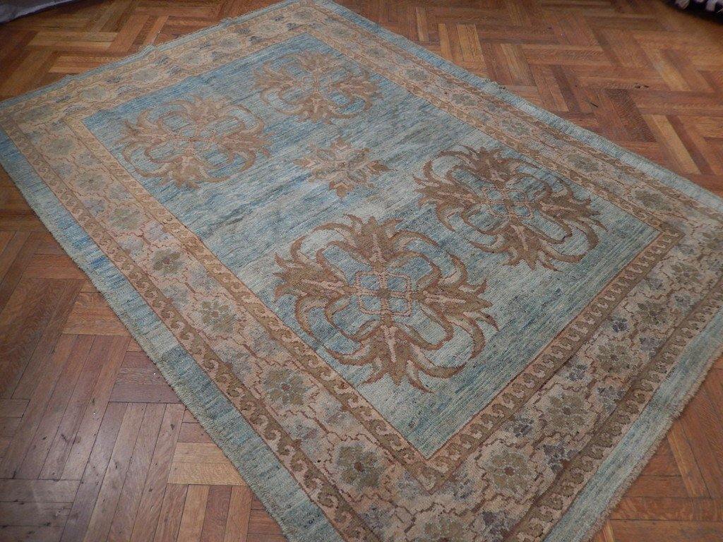 7x10 Antique Persian Oushak Rug - Iran - bestrugplace