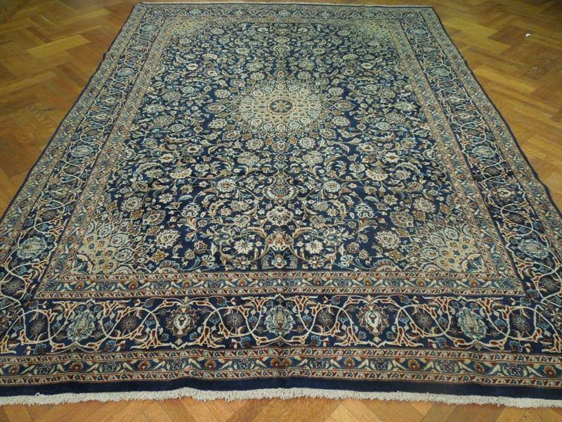 9x13 Authentic Handmade Persian Kashan Rug-Iran - bestrugplace