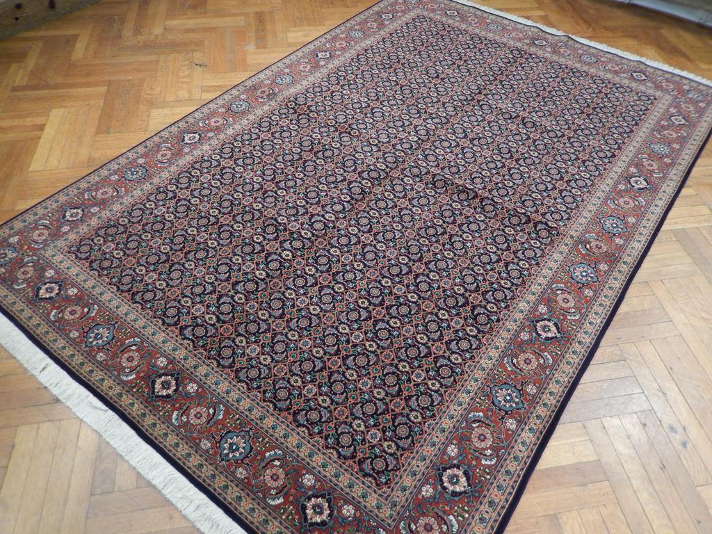 7x10 Authentic Handmade Signed Wool & Silk Persian Tabriz Rug - Iran - bestrugplace