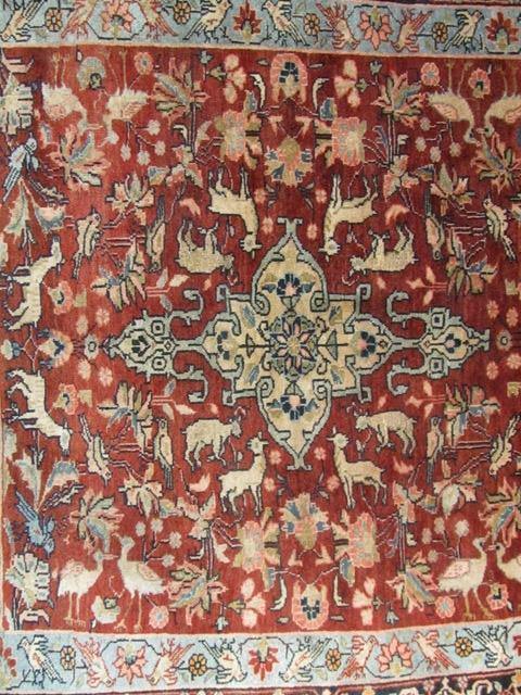 Luxurious 6x9 Authentic Handmade Persian Rug - bestrugplace