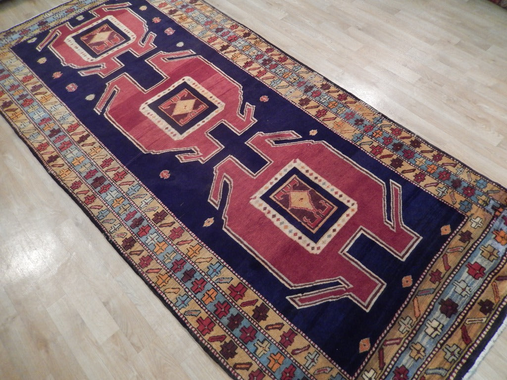 4.9 x 9.8 Semi-Antique Persian Hamadan Runner Rug 71740