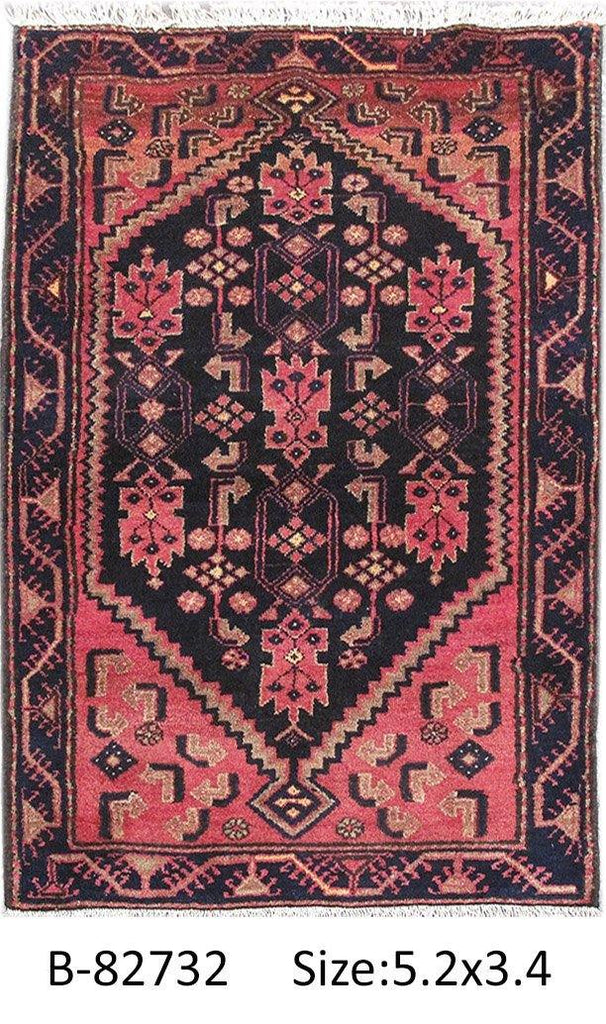 Luxurious 3x5 Authentic Hand-knotted Persian Hamadan Rug - Iran - bestrugplace