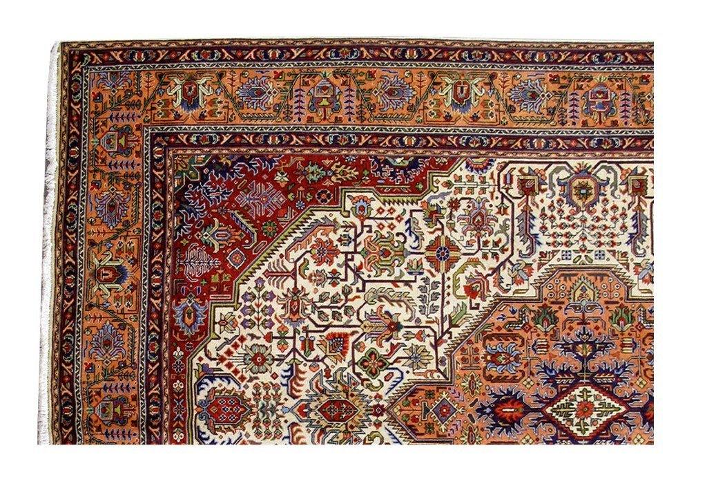 8x12 Authentic Hand Knotted Persian Tabriz Rug - Iran - bestrugplace