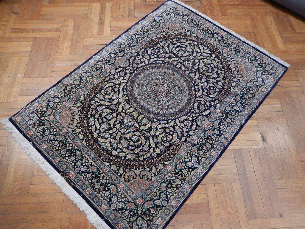 5x6 Authentic Handmade Signed Fine Silk Persian Qum Rug - Iran - bestrugplace