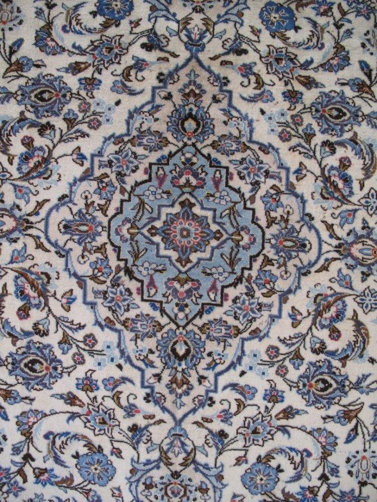 7x10 Authentic Hand-knotted Persian Kashan Rug - Iran - bestrugplace