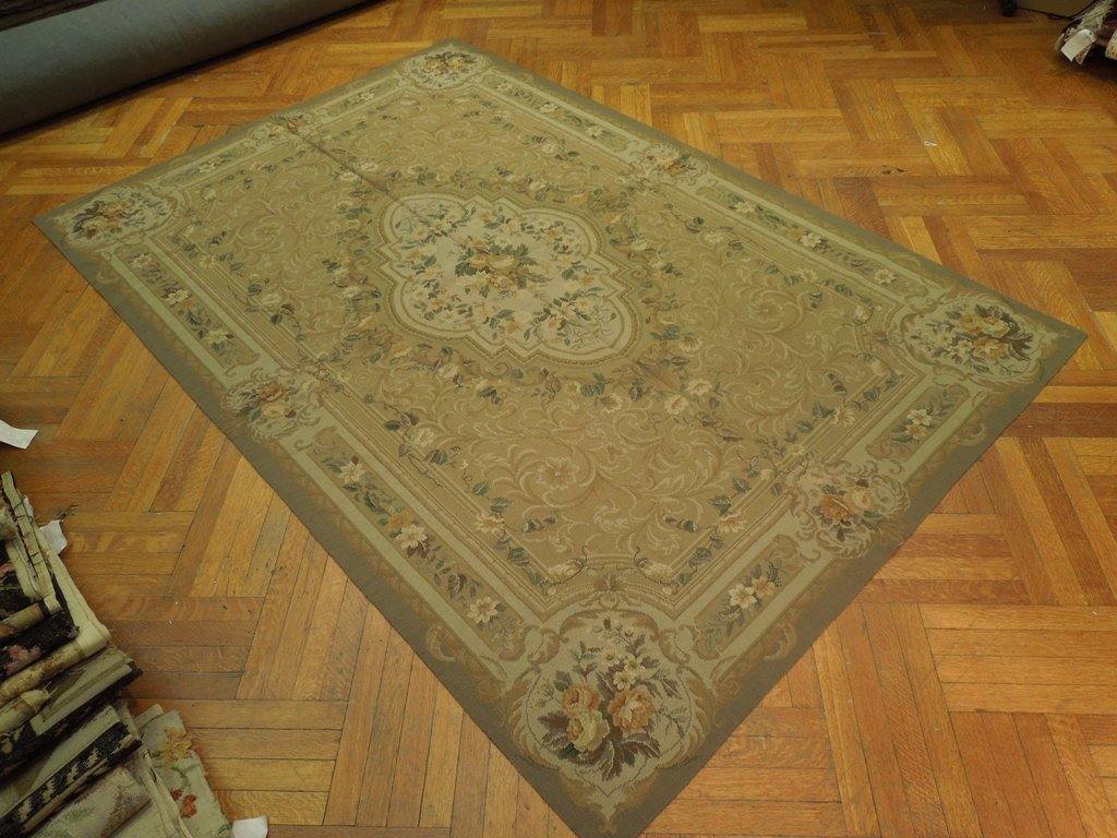 6x9 Needlepoint Flat Weave Rug - China - bestrugplace