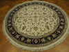 Load image into Gallery viewer, Authentic-Wool-Silk-Round-Rug.jpg