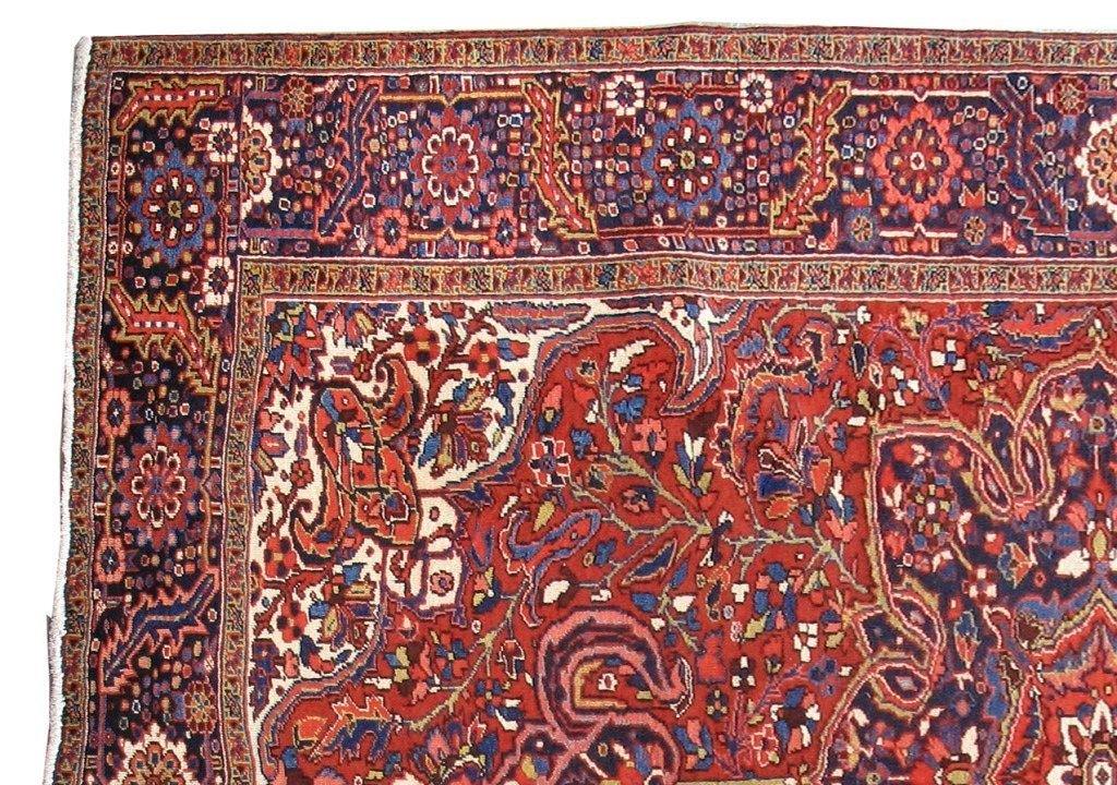 8x12 Authentic Hand Knotted Persian Heriz Rug - Iran - bestrugplace