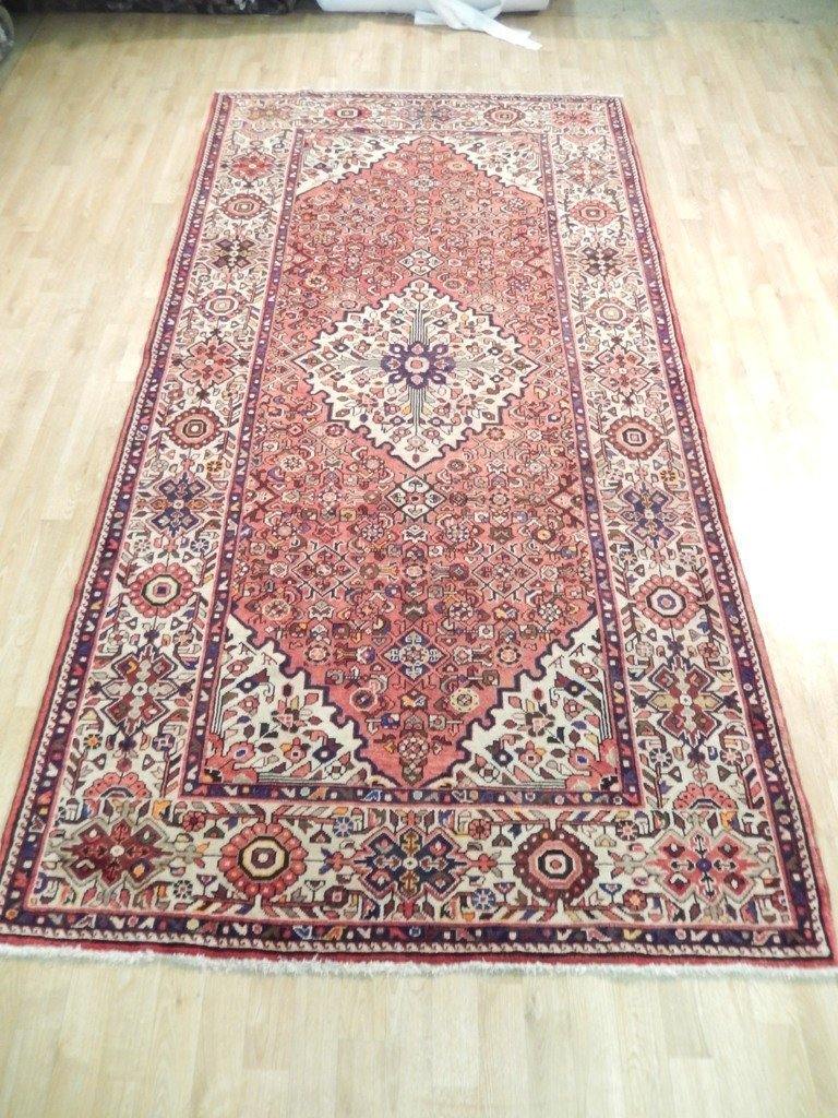 5x11 Authentic Hand Knotted Semi-Antique Persian Kashan Runner - Iran - bestrugplace