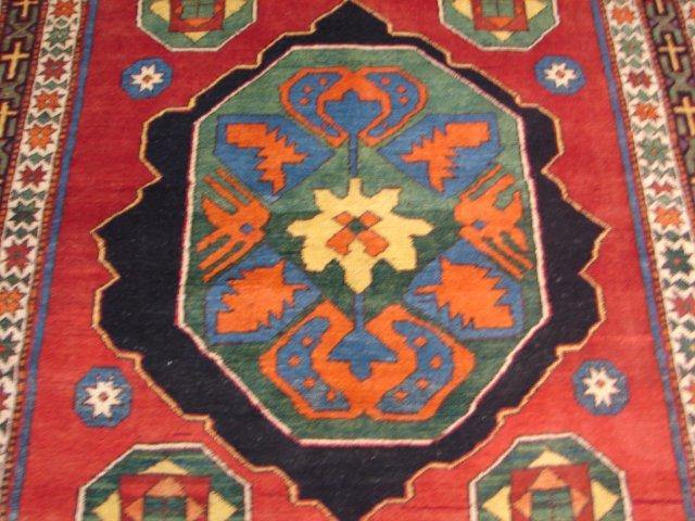 Stunning 5x6 Authentic Handmade Kazak Rug-Pakistan - bestrugplace