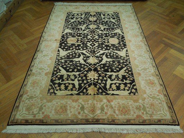 Fascinating 6x9 Authentic Handmade Oriental Rug-India - bestrugplace