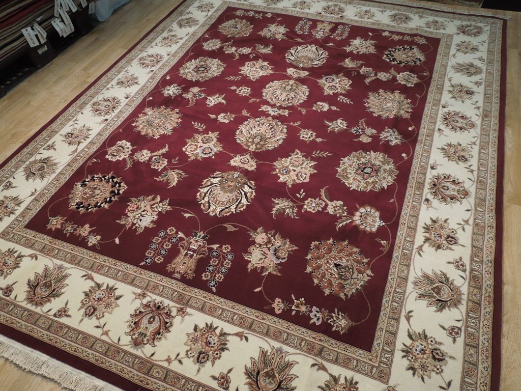 7.9 x 9.9 Fine Wool & Silk Quality Rug Dense Weave 200 KPSI #PIX-18603