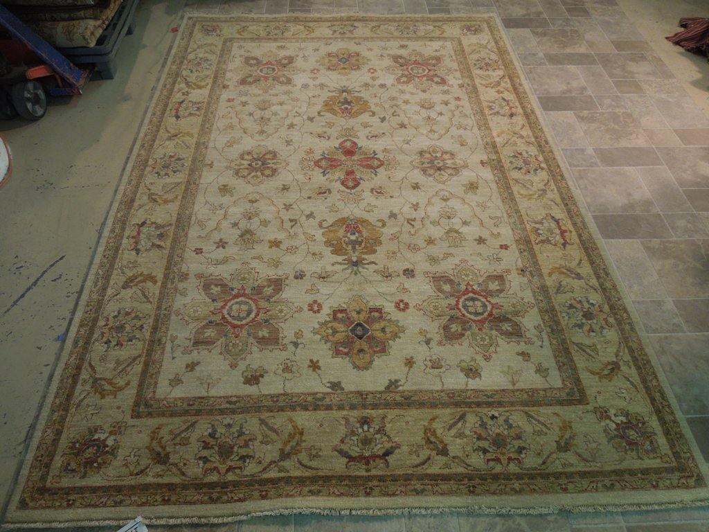 7x10 Vegetable Dyed Chobi Rug - India - bestrugplace