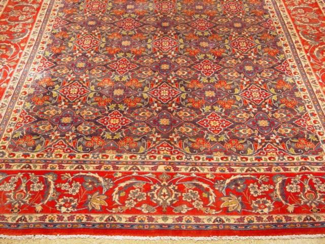 9.3 x 13.6 Multi Color Semi Antique Persian Mahal Rug 1495