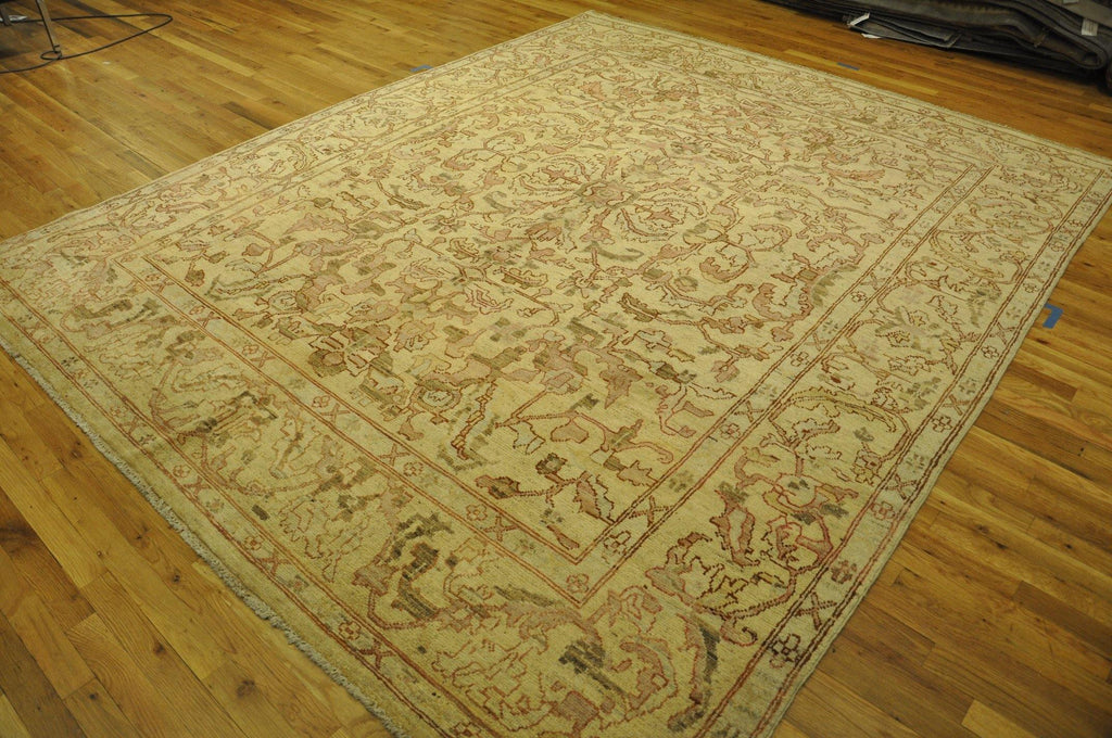 Radiant 8x10 Authentic Hand-Knotted Vegetable Dyed Chobi Peshawar Rug - Pakistan - bestrugplace