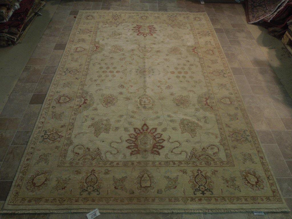 7x10 Vegetable Dyed Chobi Rug - India - bestrugplace