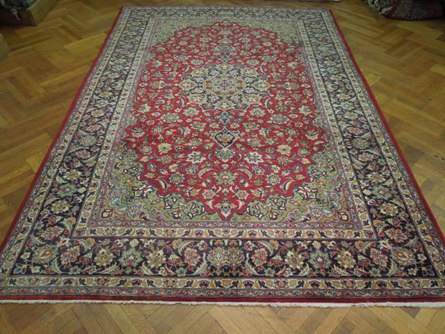8x11 Authentic Handmade Persian Isfahan Rug - Iran - bestrugplace